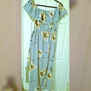 Light Blue Floral Sundress